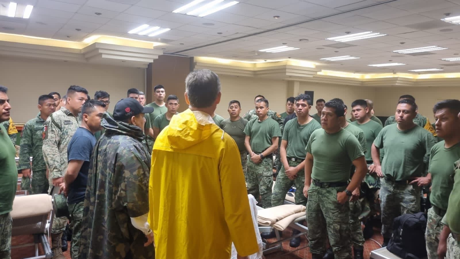 Sedena inicia trabajos de apoyo por Huracán Norma