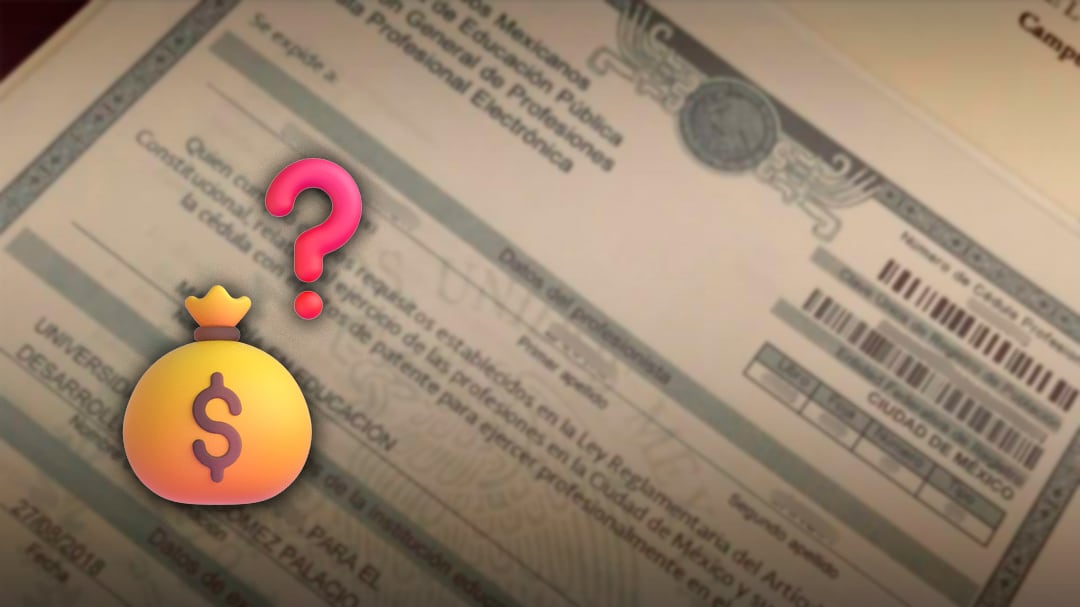 ¿Cuánto cuesta la cédula profesional en 2026? Costos actualizados en México
