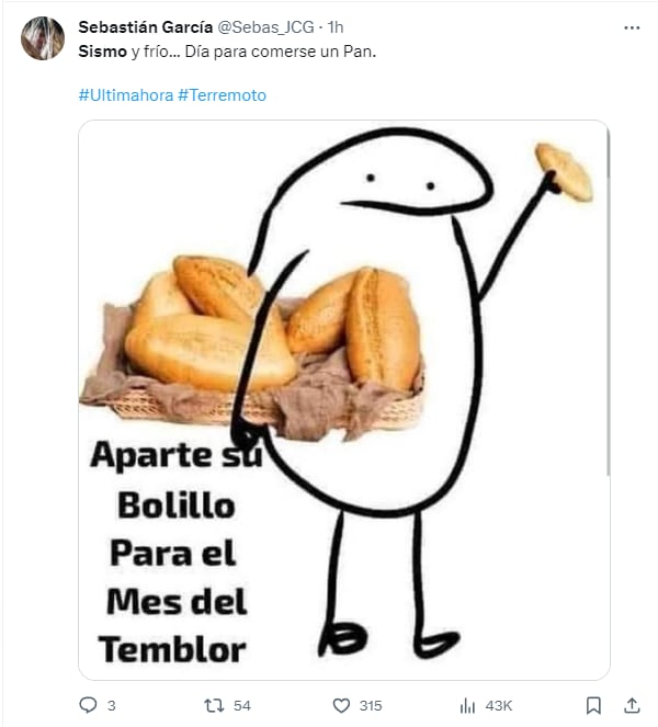 Memes por el sismo de hoy 7 de diciembre