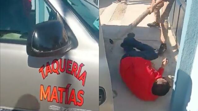 VIDEO: criminales golpean a taquero por cobro de piso en Caborca, denuncian en redes sociales