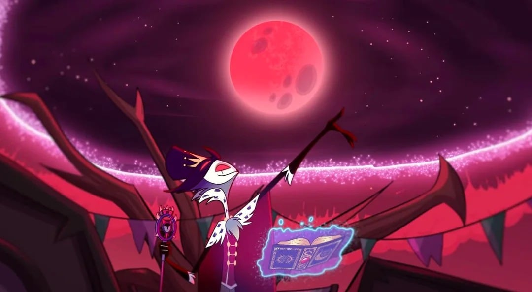 Stolas, personaje de Helluva Boss