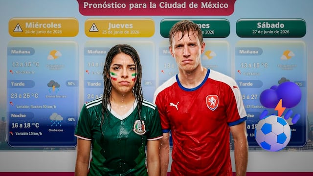 Lluvia amenaza el México vs Chequia: este es el pronóstico del SMN