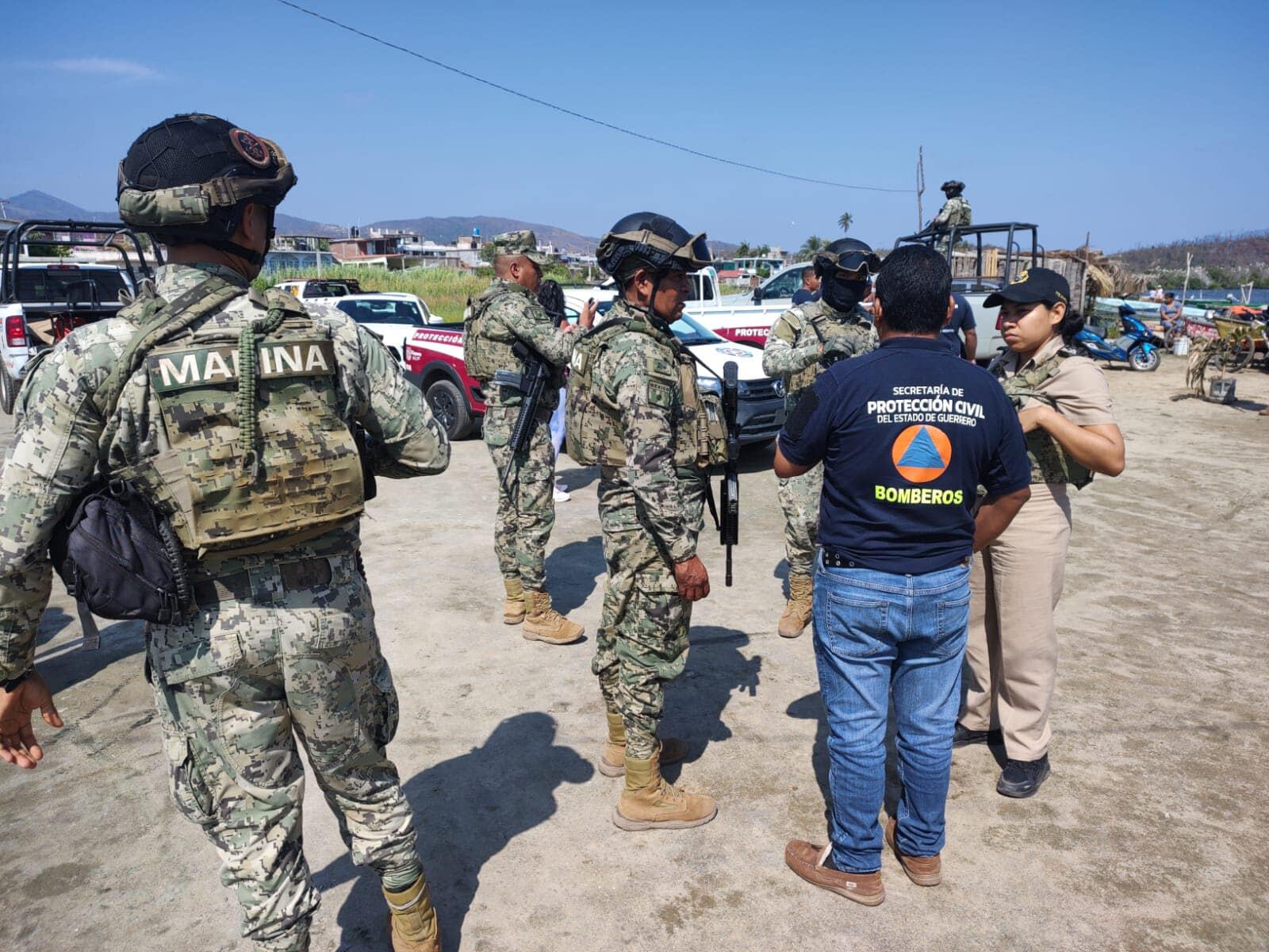 SEMAR colabora con rescate en Coyuca