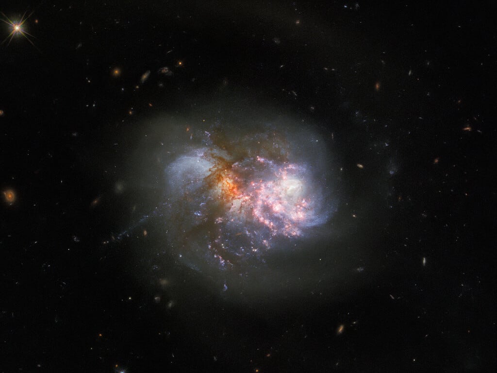 Colisión de galaxias
