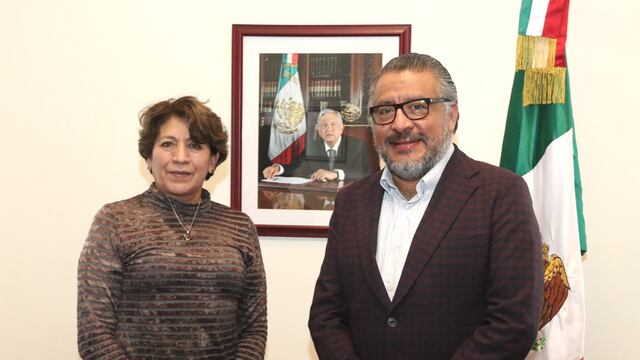Horacio Duarte respalda a Delfina Gómez como candidata de Morena a la gubernatura del Estado de México y se reúne con ella