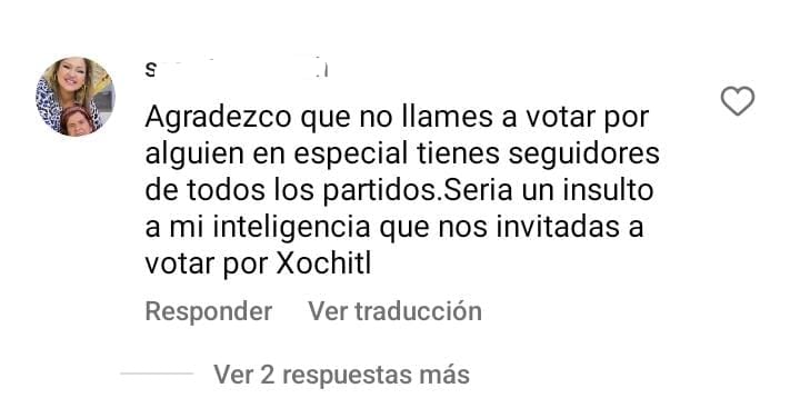 Comentarios contra Martha Debayle