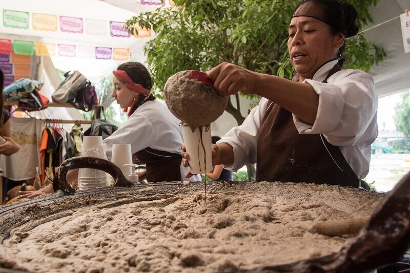 Festival del Cacao. En la imagen tejate
