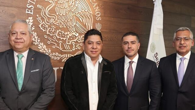 Ricardo Gallardo y Omar García Harfuch