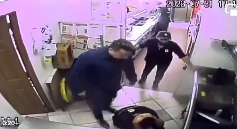 Hombre golpea a empleado de Subway en San Luis Potosí