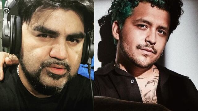 Luis Antonio Lopez 'Mimoso' y Christian Nodal