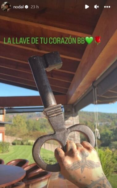 Christian Nodal recibe el mejor regalo que Cazzu le pudo dar