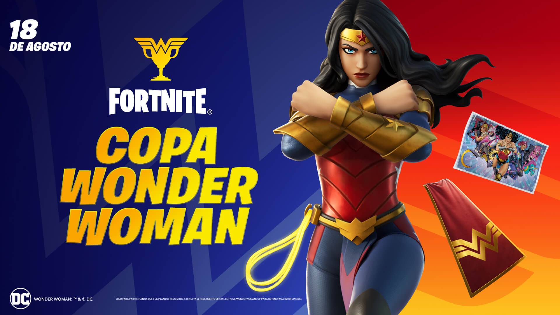 Copa Wonder Woman en 'Fortnite'
