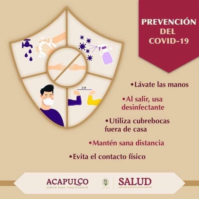 Acapulco emite medidas para evitar el Covid-19