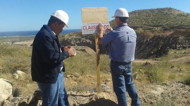 Profepa en BCS inspeccionó a tres empresas, incluida la minera Coapas.