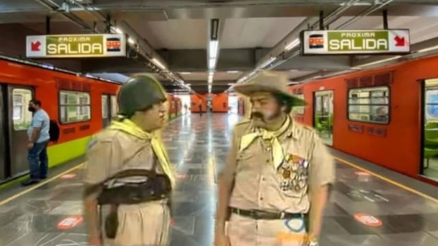 Memes de la Guardia Nacional en el Metro de la CDMX