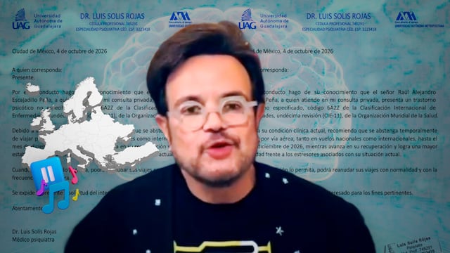 Aleks Syntek cancela gira por Europa por atravesar un trastorno psicótico.