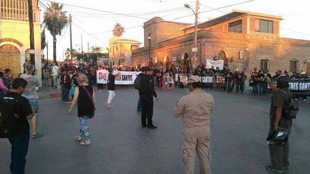 El fin de semana que pasó hubo una marcha de extranjeros y mexicanos contra Tres Santos.
