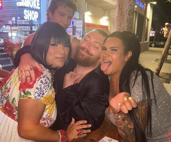 Kimberly La Más Preciosa junto a Sam Smith