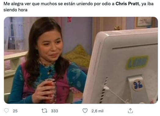 Criticas a Chris Pratt sobre el comentario de su hija