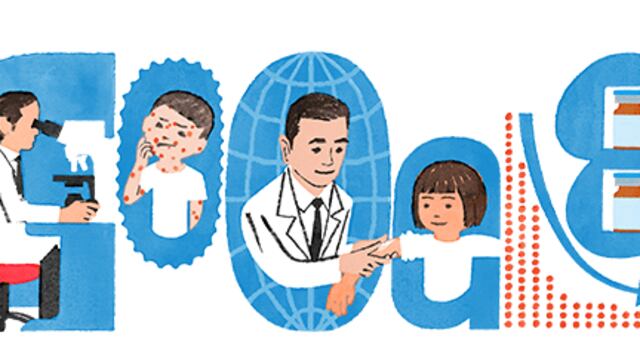 Doodle de Google del Dr. Michiaki Takahashi