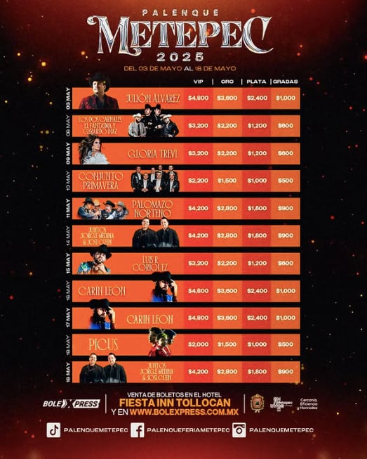 Palenque Metepec 2025