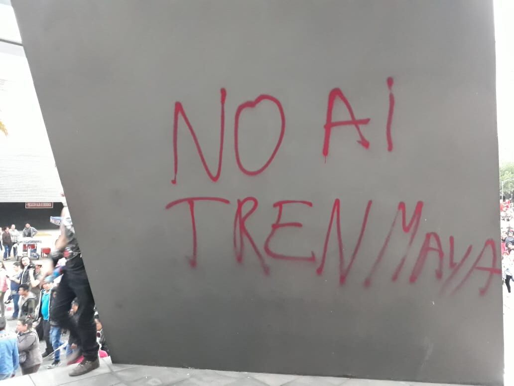 No al Tren Maya.