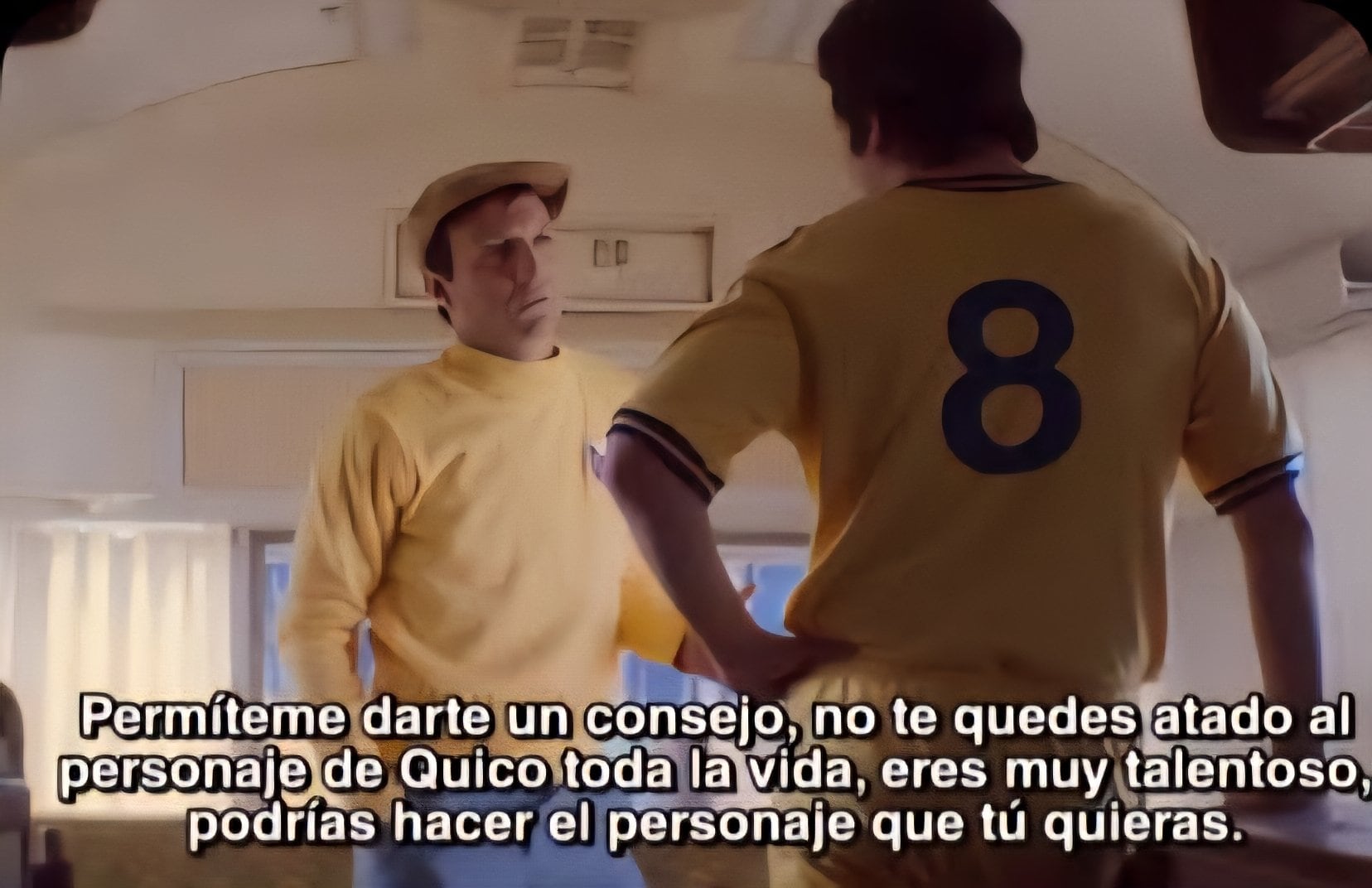 Chespirito y Carlos Villagrán en Chespirito: Sin querer queriendo