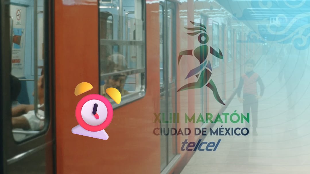 Metro CDMX cambia horario este domingo por el Maratón de la Ciudad de México