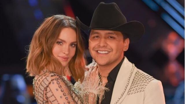 Belinda y Christian Nodal al inicio de su noviazgo
