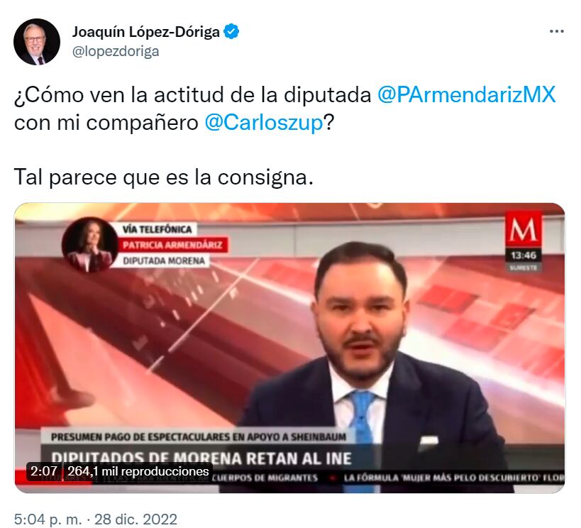 Duras críticas a Patricia Armendáriz por lanzarse en contra de periodista