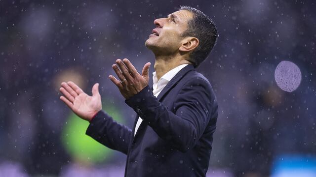 Jaime Lozano durante el duelo ante Honduras en la Nations League.