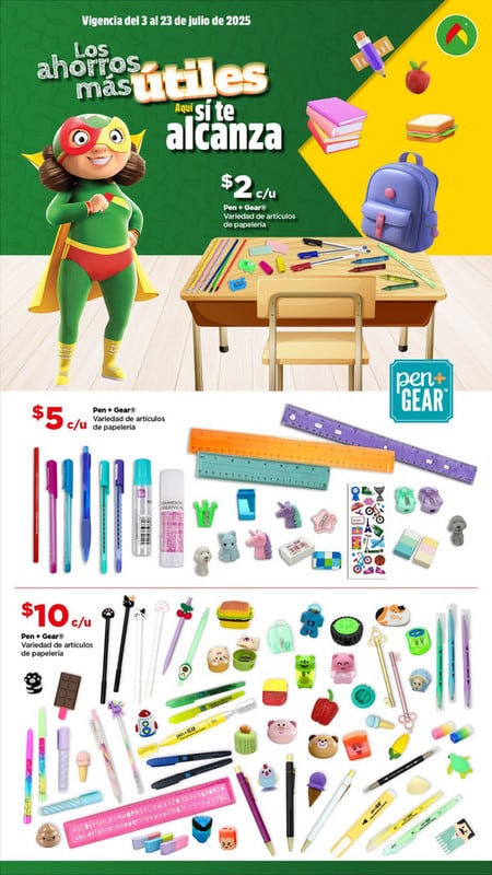 Bodega Aurrera ofertas regreso a clases hoy al 23 de julio 2025