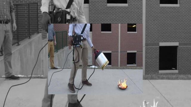 VIDEO: Extintor sónico; apaga el fuego con sonido