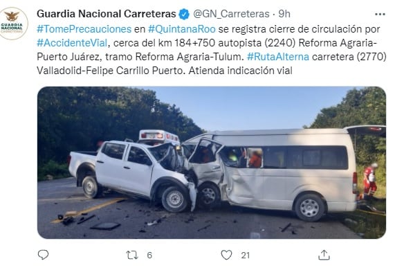 Tuit Guardia Nacional