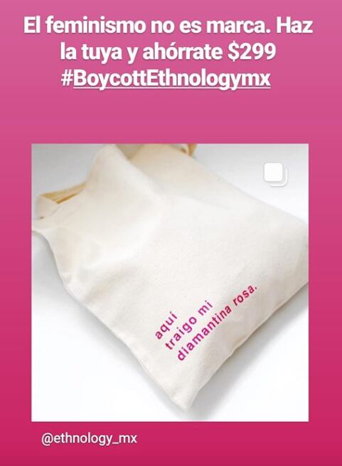 "El feminismo no es marca"