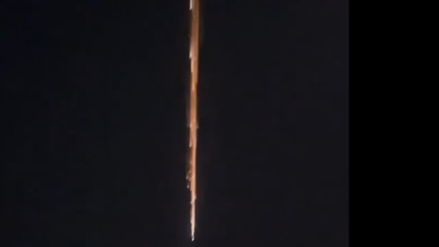 Destellos captados en Bahía Blanca, Argentina.