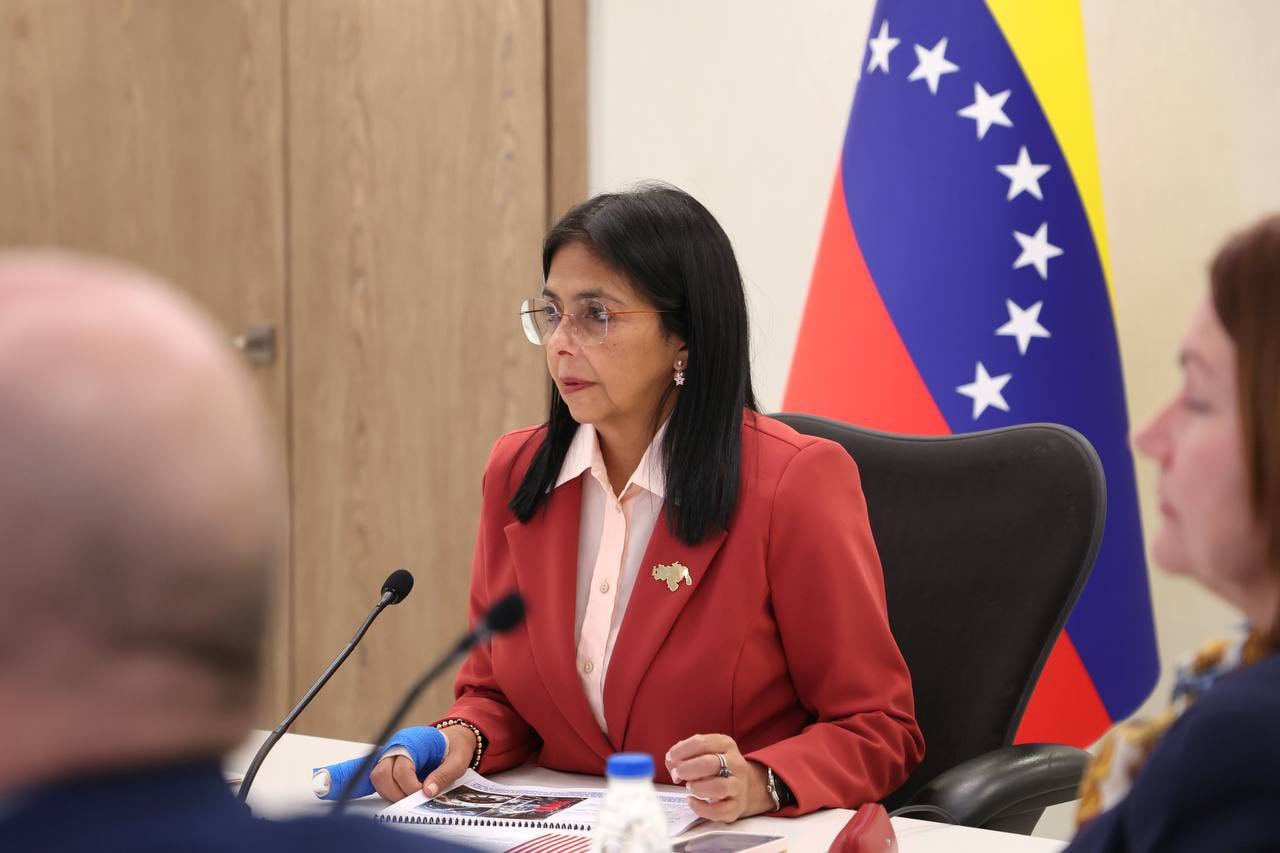 Delcy Rodríguez, vicepresidenta de Venezuela