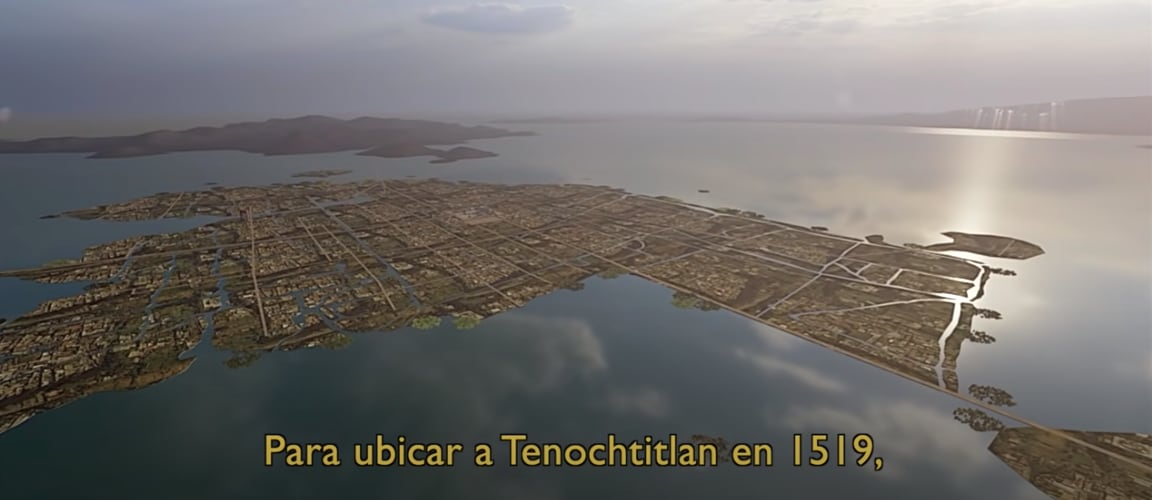 Tenochtitlán en 1525