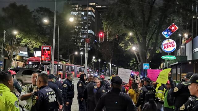 Cierre en Insurgentes Sur