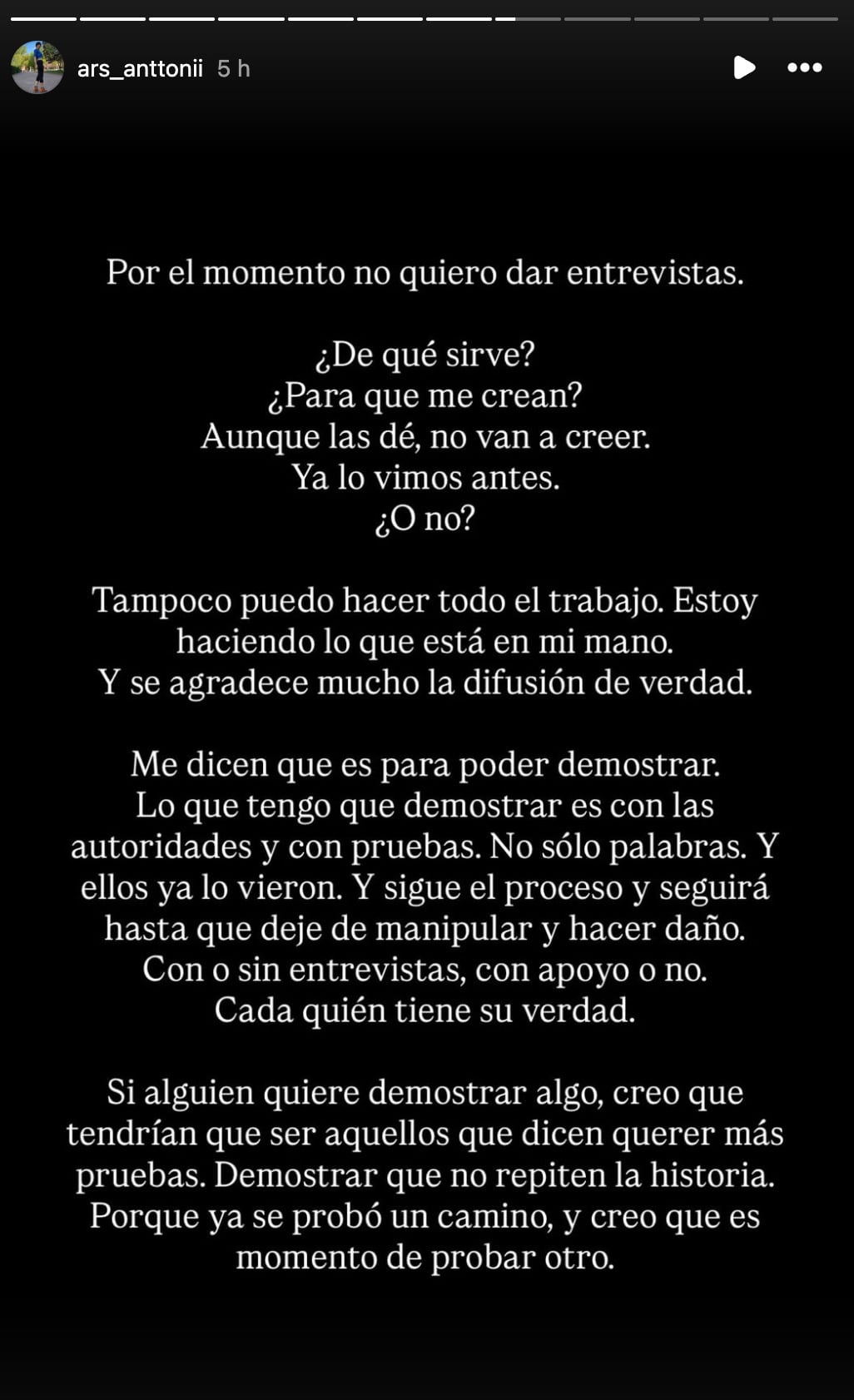 Antonia Andrade Ríos lamenta que le crean a Sergio Andrade y no a las víctimas