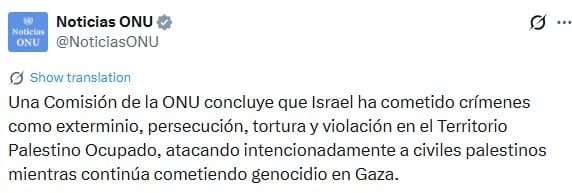Exterminio, tortura y violación: los crímenes que la ONU atribuye a Israel en Palestina