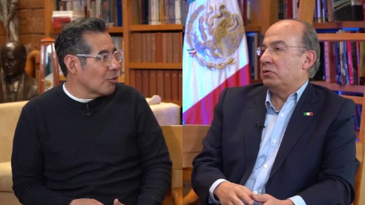 Yordi Rosado y Felipe Calderón
