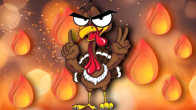 Un guajolote o pavo se puso violento al interior de una casa