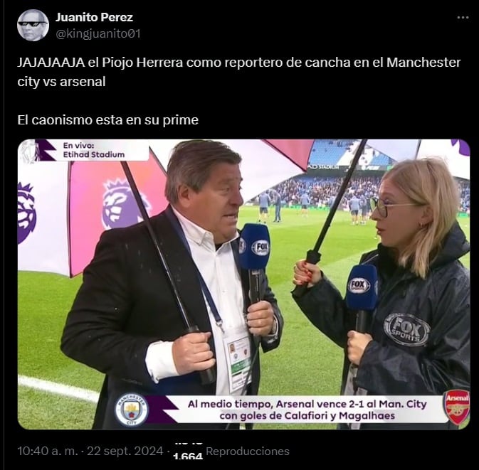 Comentario sobre el debut del Piojo en la Premier.