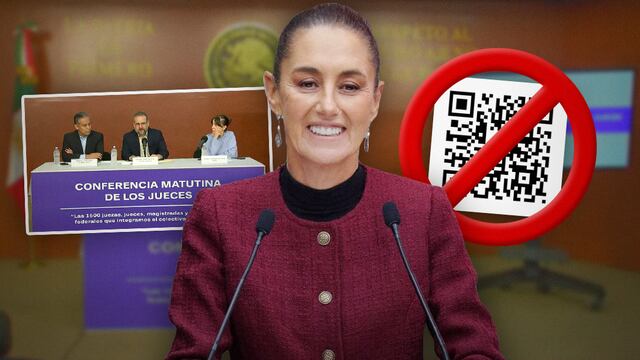 Jueces aclaran que pese a falla de código QR, Claudia Sheinbaum ya está notificada de suspensión contra reforma al Poder Judicial