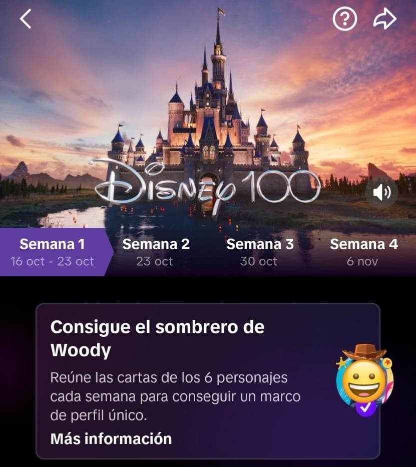 ¿Cómo obtener el marco de perfil del sombrero de Woody en el juego de cartas Disney 100 en TikTok?