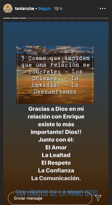 Tania Ruiz defiende noviazgo con Peña Nieto