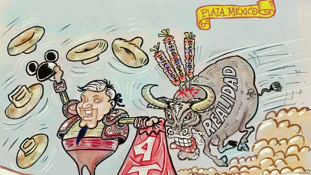 Caricatura AMLO 4T