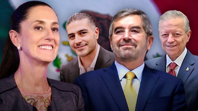 Claudia Sheinbaum, Omar García Harfuch, Juan Ramón de la Fuente y Arturo Zaldívar