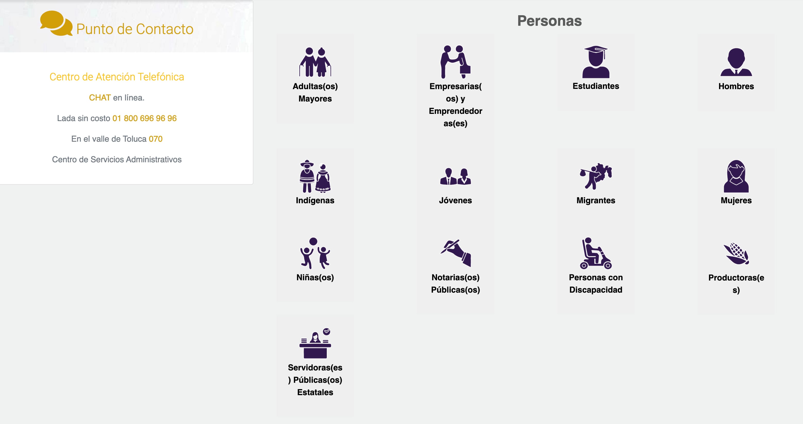 Trámites y servicios en línea en Retys Edomex